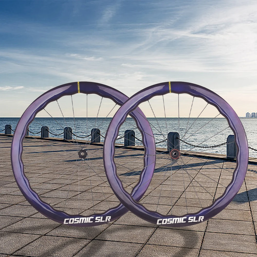 

700C RUJIXU Полностью углеродное волокно, комплект колес дискового тормоза, велосипедные колеса 5045/5853 мм, матовое дорожное колесо UD