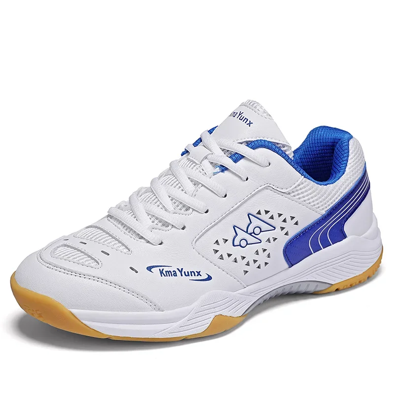 Professional Badminton Shoes for Men and Women Anti-Slip Tennis Trainers for Outdoor Sports Trainers Blue Table Tennis Sneakers