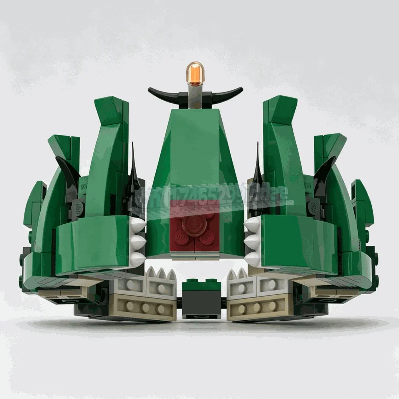 114PCS The Mighty Crown MOC Model Custom Building Blocks DIY Creative Assembly Fantasy Palace Architecture Toy Gift Collection