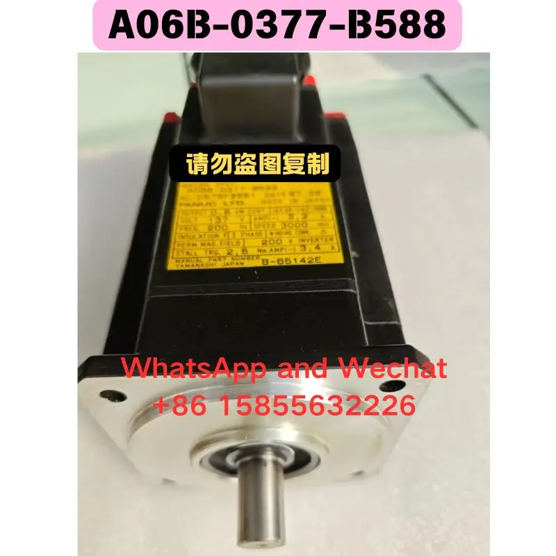 Used OEM disassembled parts A06B-0377-B588 electrical machinery Functional test OK Fast Shipping