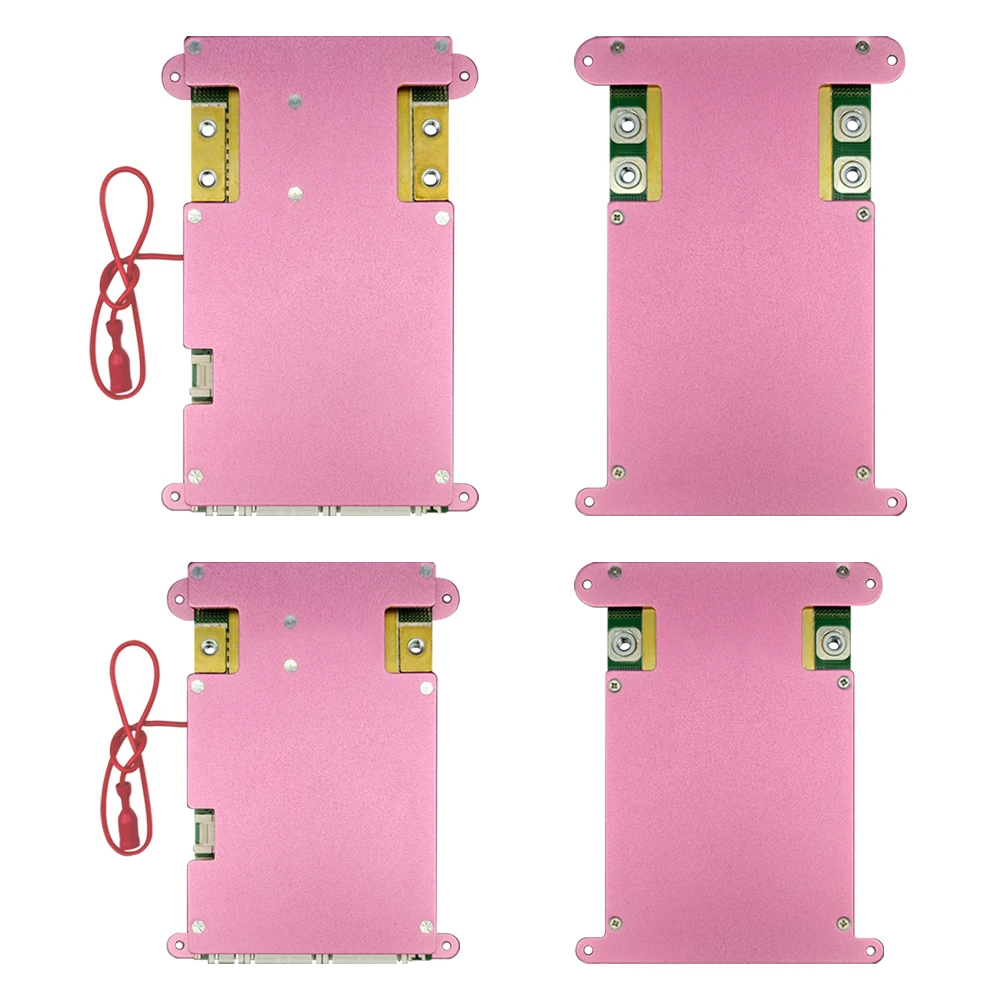 QUCC 8S 10S 12S 15S 16S 20S 24S الذكية BMS RS485 يمكن نشط متوازن BMS بطارية LiFePo4 ليثيوم أيون 80A 100A 150A 24V 51.2V 64V