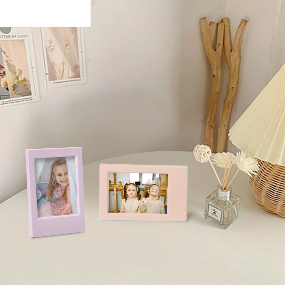 Photo Frames Transparent Stand Photo Frame for Fujifilm Instax Mini 11/9 Film Papers Acrylic Picture Artwork Frames