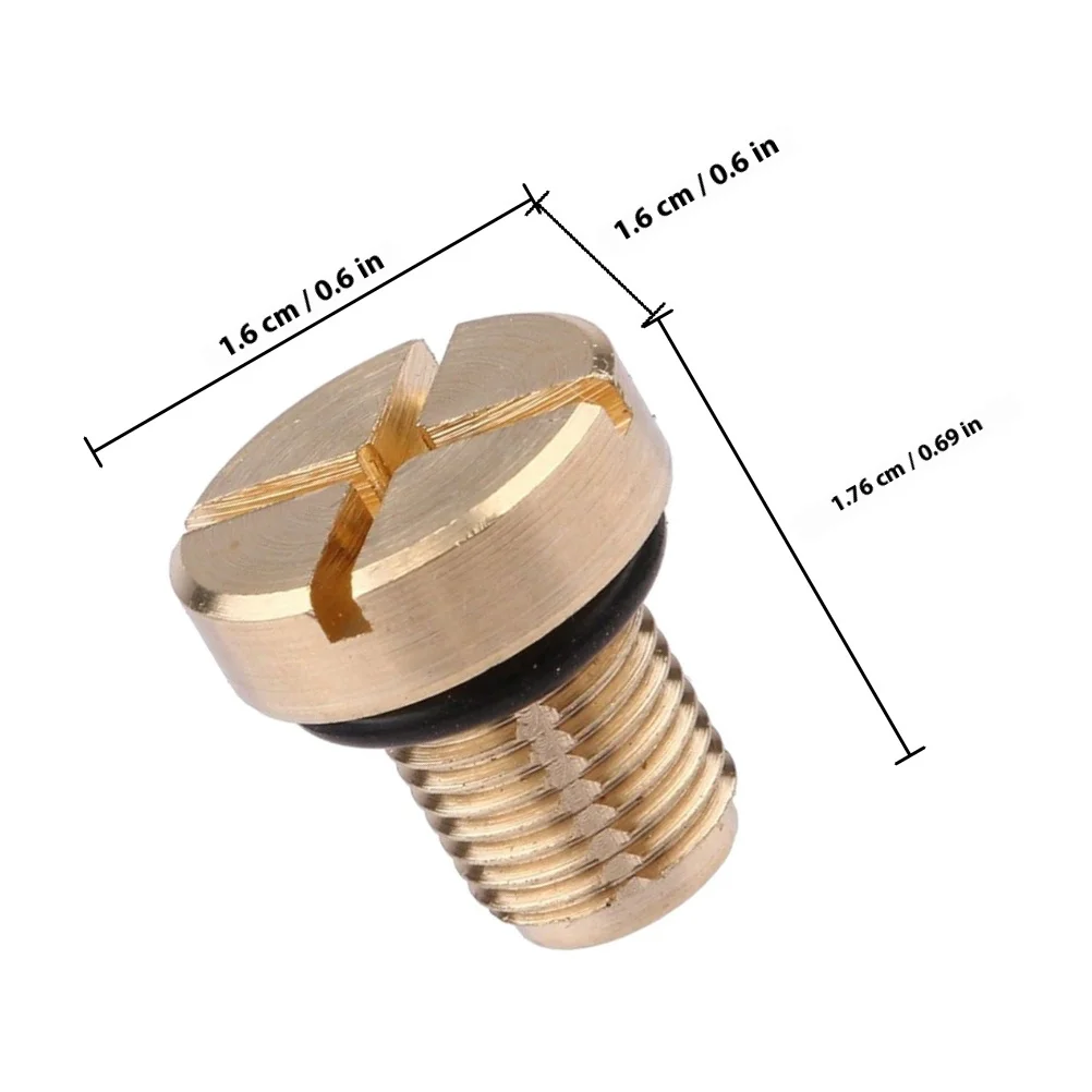 برغي النازف لخزان توسيع المبرد، مادة نحاسية بلاستيكية عالية المتانة E36 تناسب حل استنزاف مبرد السيارة بشكل مثالي #3