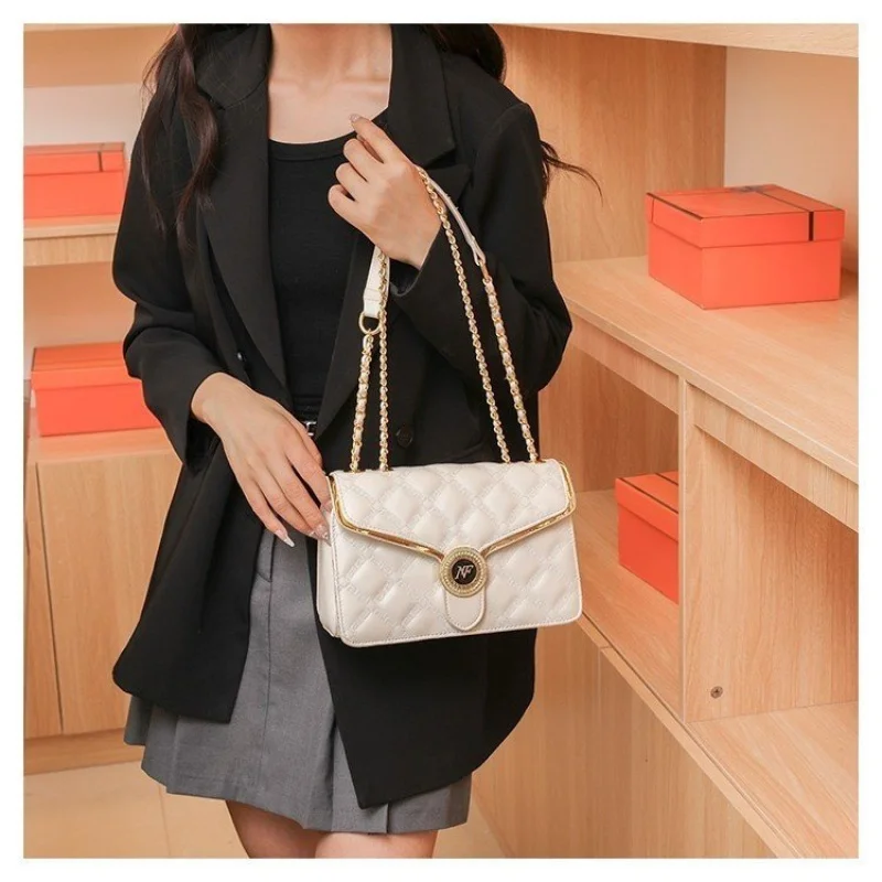 

Classic Elegant Ladies Leather Messenger Bag, Luxury Women's Shoulder Handbag By Famous Designer, Popular Crossbody