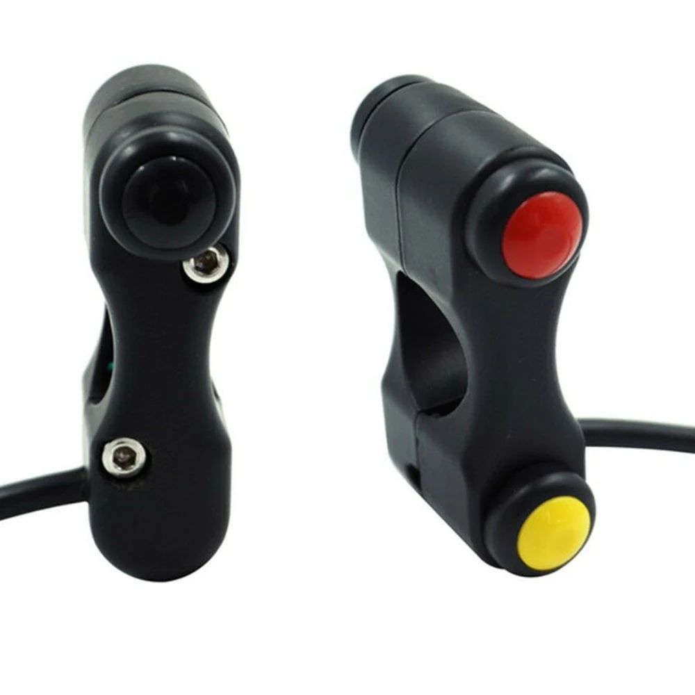 1Pcs Aluminum Alloy Handlebar Buttons 3 Push Switch 12V 7/8\\\\\\\