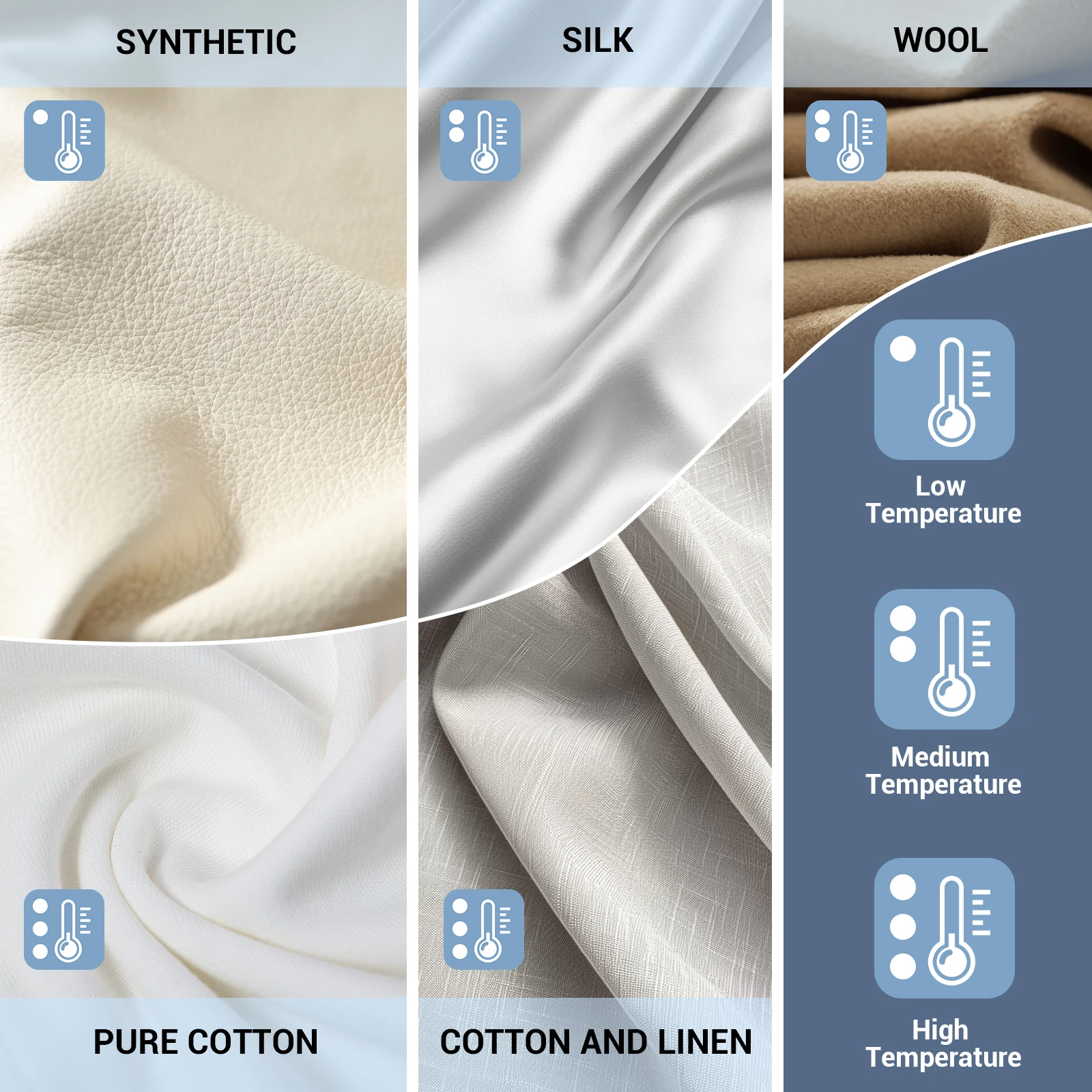 مكواة بخار كهربائية محمولة، قاعدة غير لاصقة من الفولاذ المقاوم للصدأ، تنظيم درجة الحرارة |   التنظيف التلقائي |   وظائف الرش