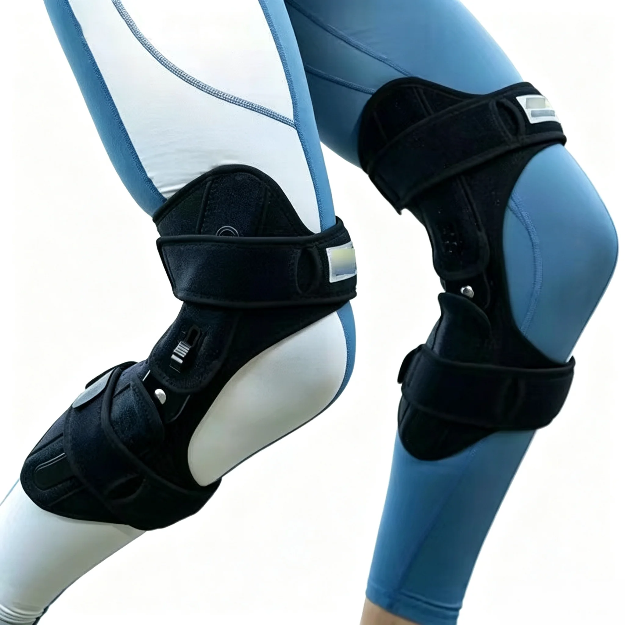 NEW 1Pcs Adjustable Exoskeleton Walking Aid Gear for Elderly Knee Rehabilitation Protective Leg Joint Training Knee Brace