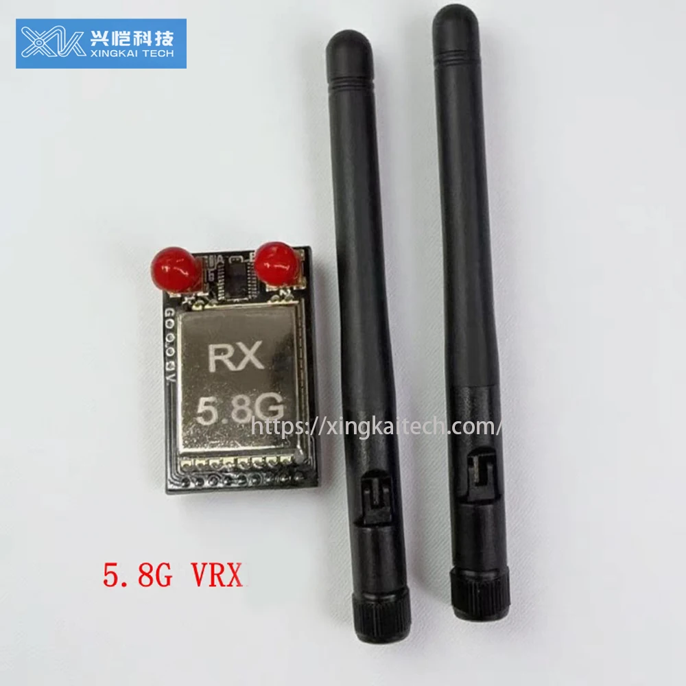 FPV 드론 고글 5.8G VRX 장거리 40CH 비디오 수신기 장착 RF 커넥터 FPV 드론 RC 자동차 RC 비행기 DIY 부품