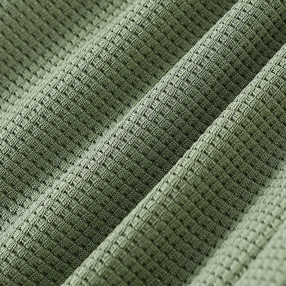 3-teilige Herbst-Kinderhose, einfarbig mit Seitenstreifen, mehrfarbig, modische Waffelstoffhose, lässig, für den täglichen Gebrauch, sportlich, bequem – Detail 9