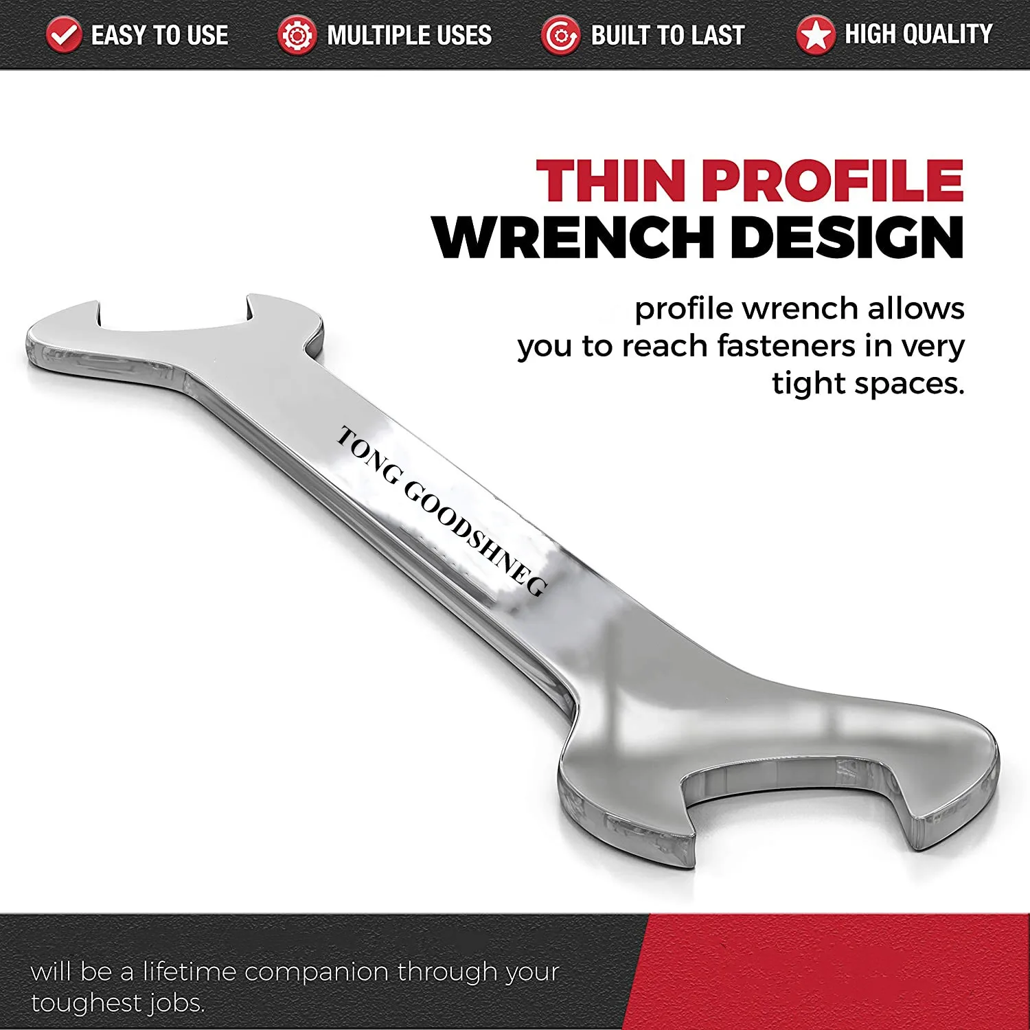Professional Slim Mini Open End Wrench Set with Mechanic's Tray Metric and Inch,6-32 mm and 3/16-9/16 in,Auto Repair Tools