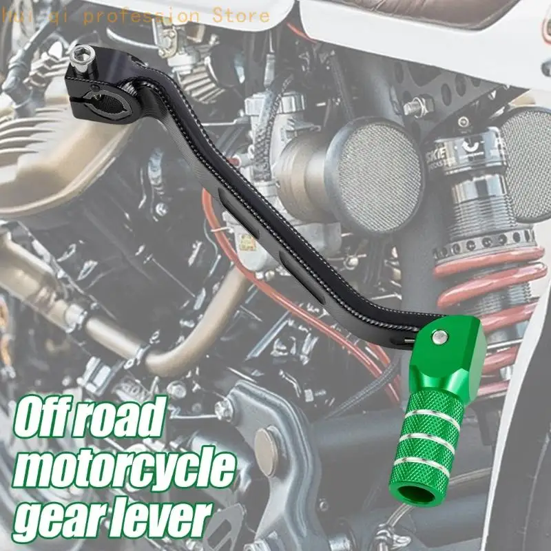 Garage Service Schalthebel für KLX300, Aluminium-Motorrad-Bedienteil mit Klemmbefestigungsende, Einzelhebel H8WE – Detail 5