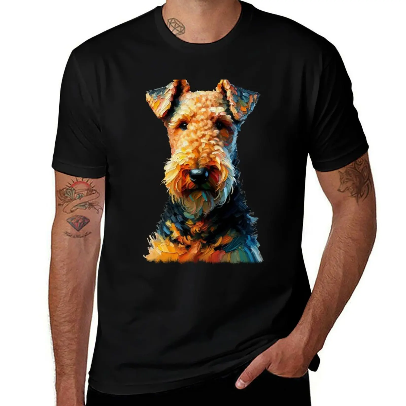 

quality cotton shirt Terrier pack t shirts Airedale cotton 100% men cotton high t shirt T-Shirt 1 t