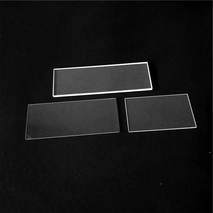 

Hot selling clear quartz glass plate 150*70*1.5mm quartz windows