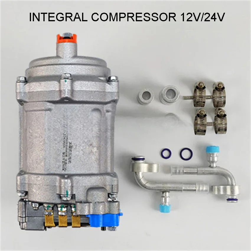 Electric Compressor Set New energy Modified electric compressor for Car Truck Bus Tractor Shop Automobile Aircon