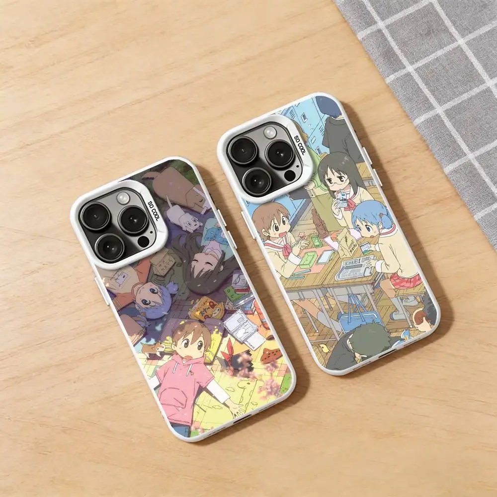 

Anime N-Nichijou Phone Case for iPhone 17 16 Max Mini 15 14 13 Pro Plus 12 11 X XS Air Hard Protector