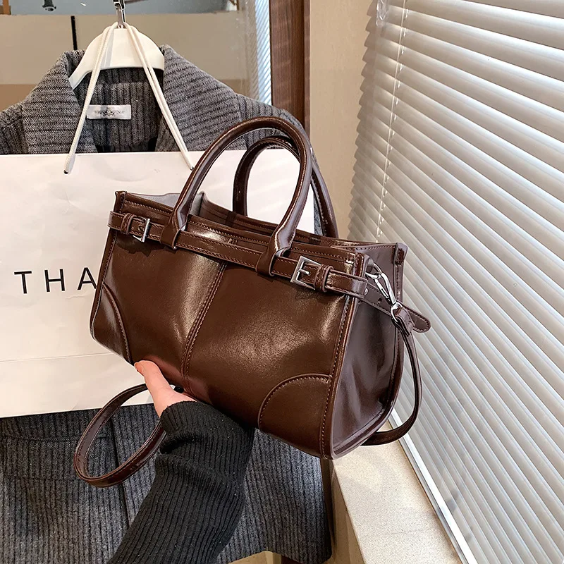 2024 New Luxury Designer Pureses And Handbags Pure Color Large Capacity Shopper