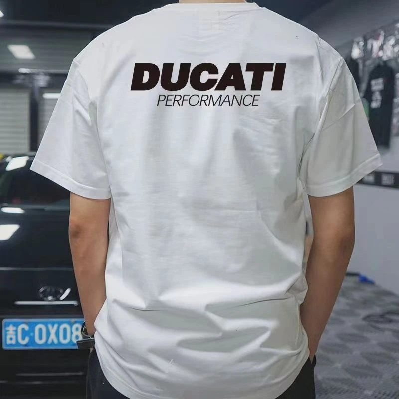 2026 Summer Fashion Attitude. Suitable for Ducati MOTO GP Team Racing Motorcycles, Motorcycle Riders' Short-sleeved T-shirts.
