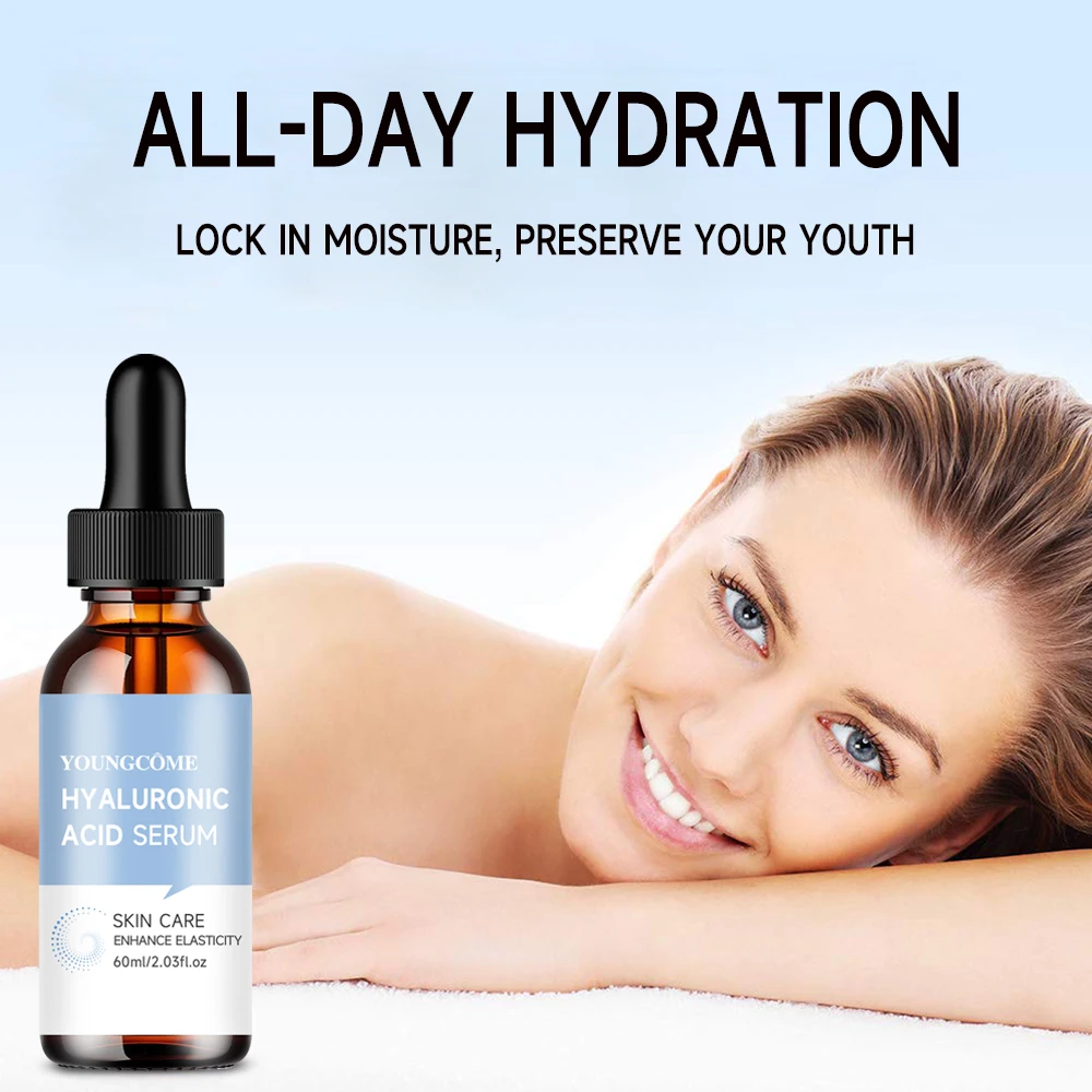 Hyaluronic Acid Serum for Skin 100% Pure Anti Aging Serum Intense Hydration Anti A-ging W-rinkle Lift Firming Fine Lines Lighten