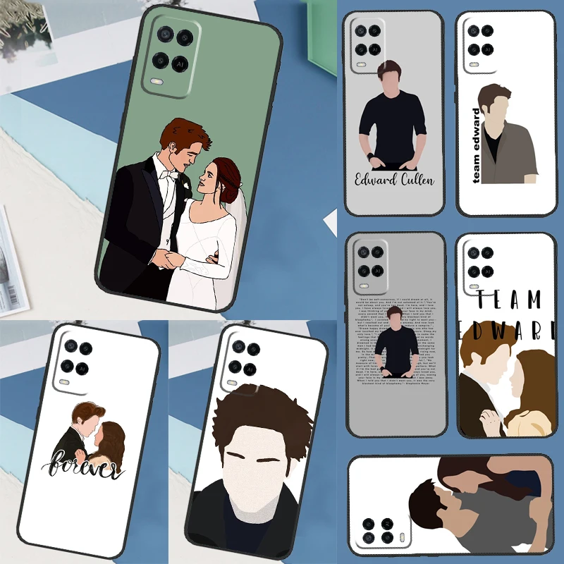 Twilight Edward Cullen Bella Case For OPPO A17 A77 A57 A54 A53 S A31 A5 A9 A15 A52 A72 A91 A93 A74 A94 A16 A76 A96 Cover