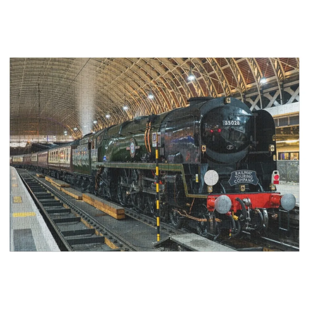 

Clan Line at London Paddington Jigsaw Puzzle Custom Child Gift Personalized Toy Wooden Name Personalized Gift Married Puzzle