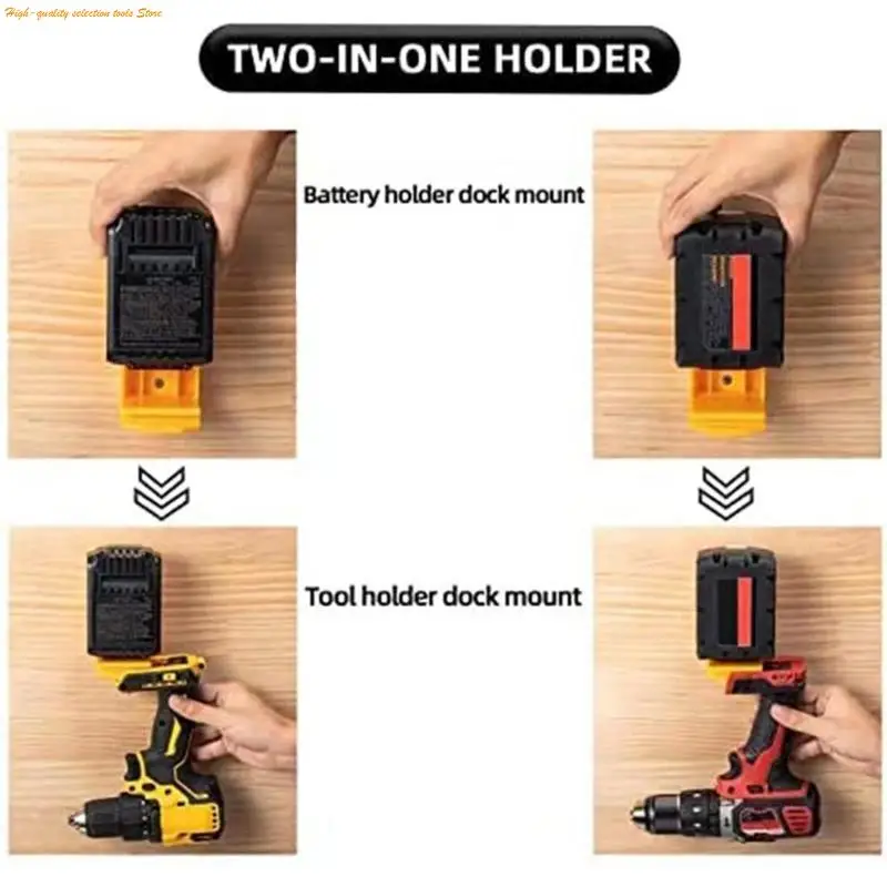 203F 5 stks wandmontage batterijhouder voor batterij Dock houder batterijopslag fixeerbeugel vervanging fixing accessoires