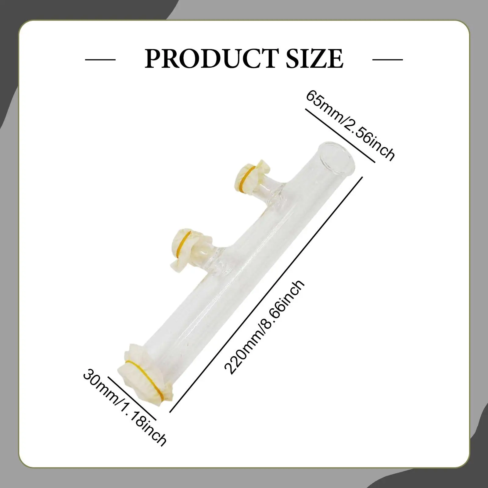 Esperimentatore di pressione a parete per contatore di liquidi, strumento di fisica, attrezzatura didattica in vetro Pratico e robusto dimostratore di pressione