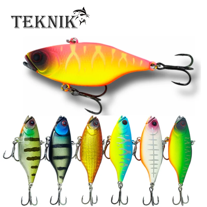 2024 Rattlin VIB Lure 60mm 12g Sinking Maruhata Fishing Lures Lipless Crankbait Jackall TN 60 Skull Shell Sound Vibration Lure