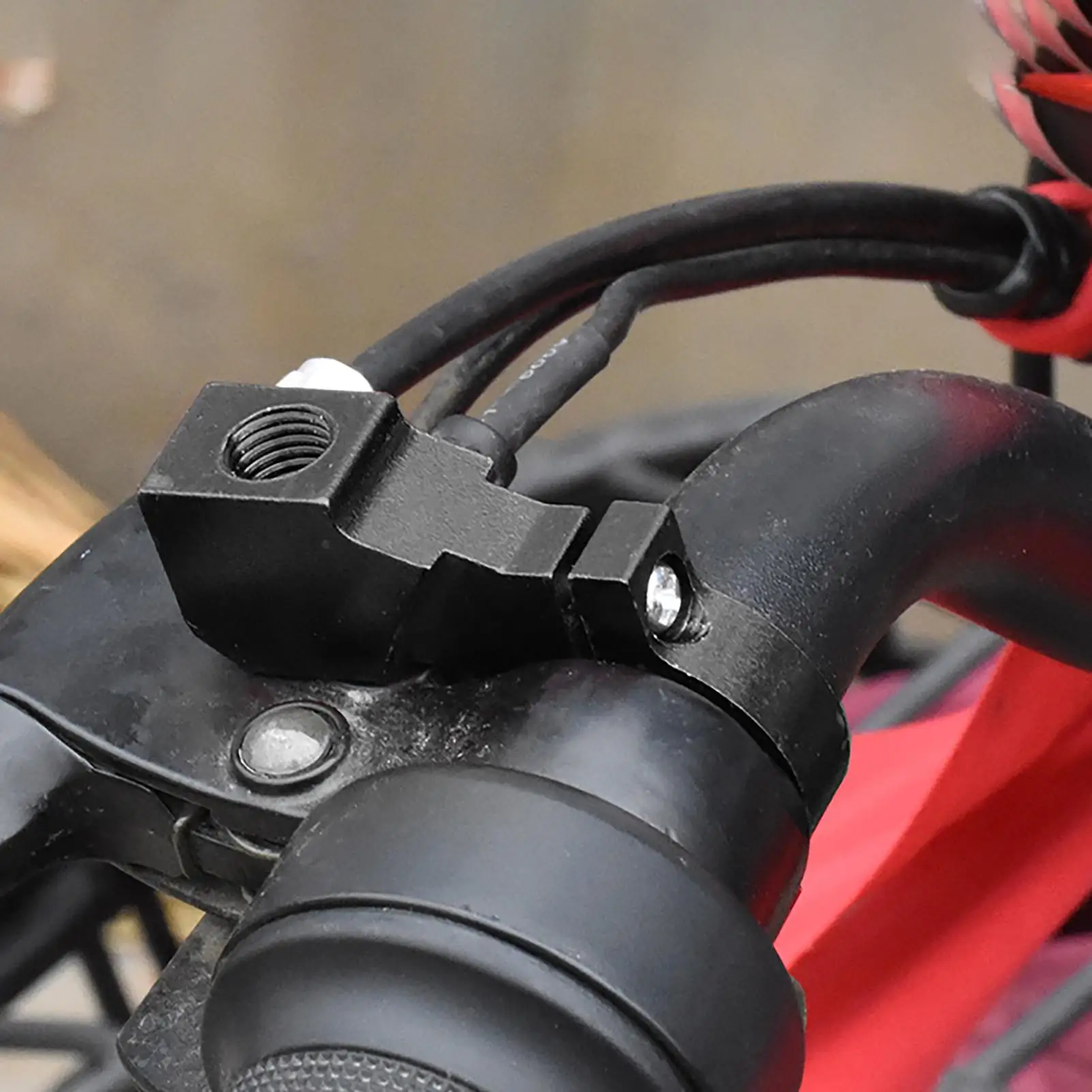 Electric motorcycle rearview mirror mount, multi-functional modified rearview mirror base, 10m/8m bicycle mounting bracket