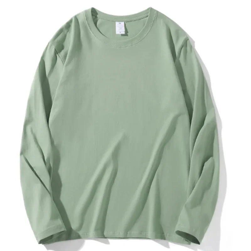 Autumn Women Korean Version Versatile Long Sleeve Tops Lady Streetwear Casual Daily Clothes Female Concise Solid Color T-shirts
