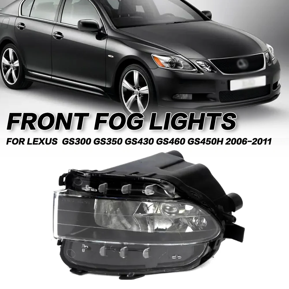 

Front bumper fog lights daytime running lights suitable for Lexus GS series GS300 GS350 GS430 GS450H GS460 2006-2011