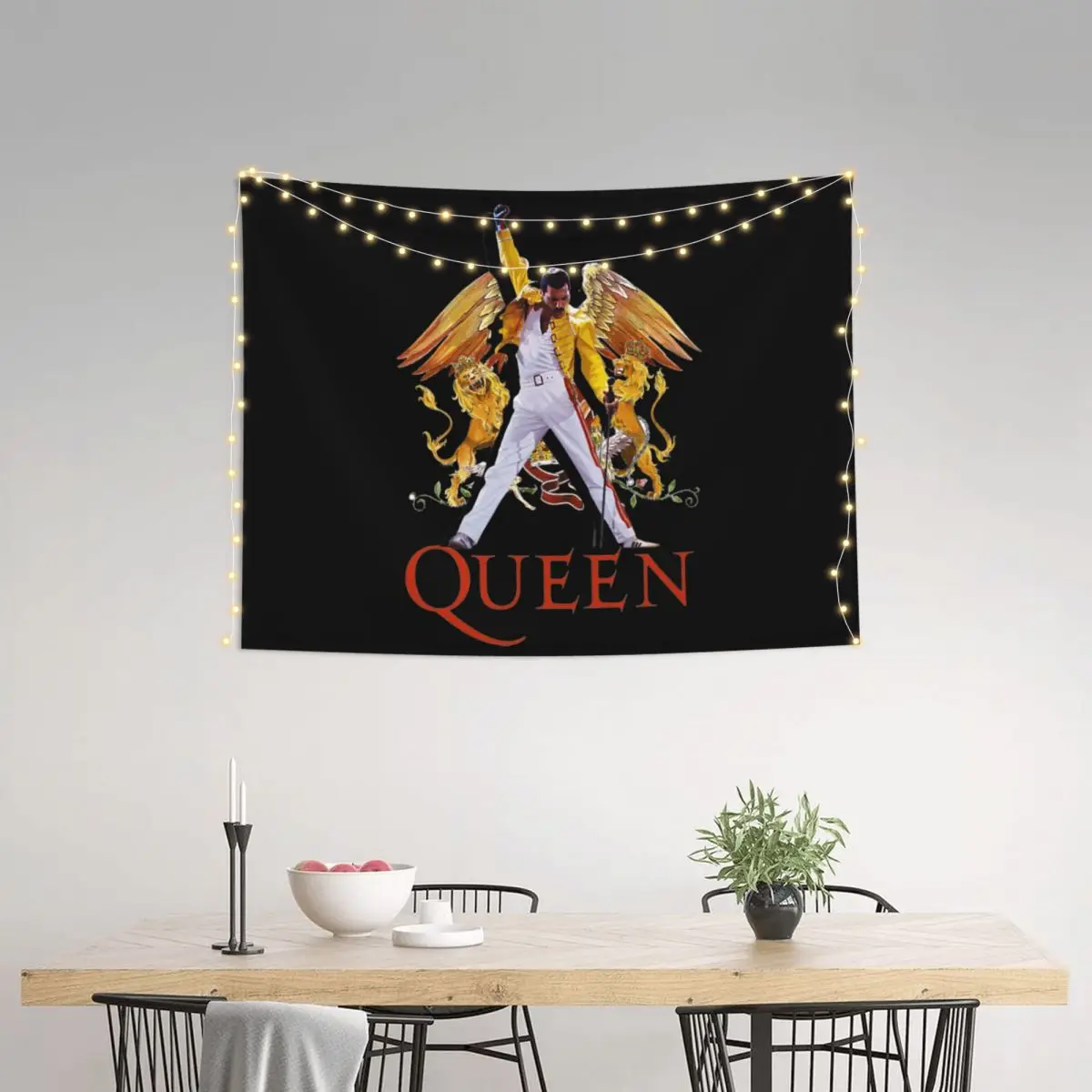 Freddie Mercury Tapestry Home Decor Customized Hippie Wall Hanging Tapestries for Living Room