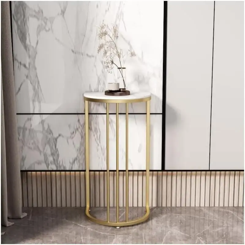 

Nordic simple light luxury art rock slab flower rack Huaji hotel small apartment living room shelf entrance ornament rack