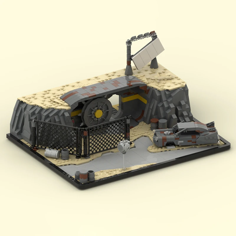 

1630pcs MOC Fallout Nuclear Shelter Vault City Building Blocks Christmas Gift DIY Engineering Project Ideal for Young Innovators