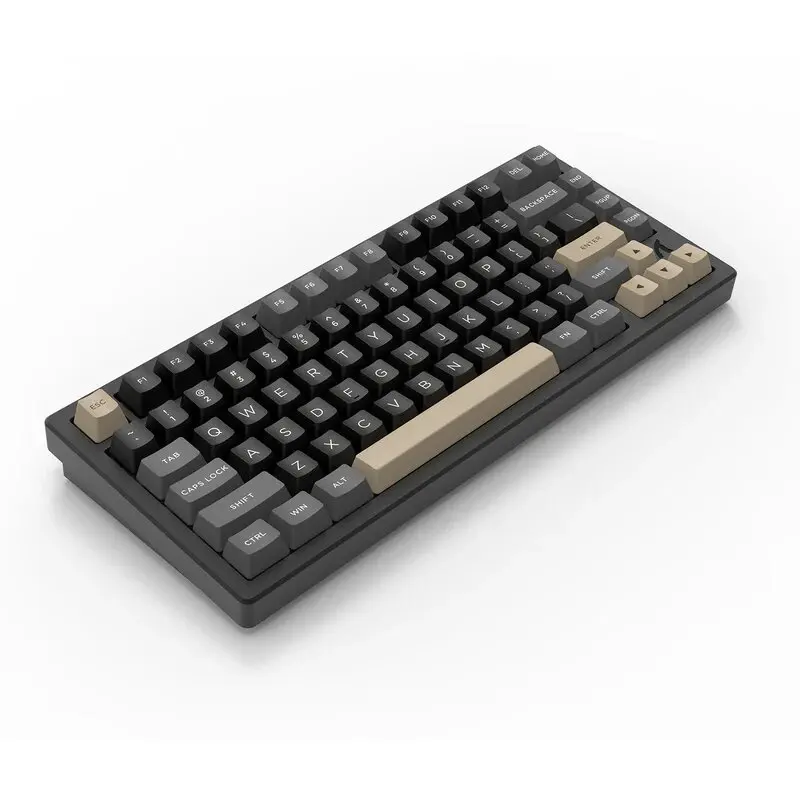 MAMBASNAKE x ATTACK SHARK X75 لوحة مفاتيح ألومنيوم كاملة 75% عبر لوحة المفاتيح الميكانيكية اللاسلكية