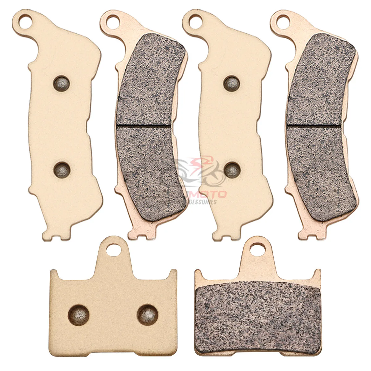 Motorcycle Front Rear Metal Sintered Brake Pads Disc Set For Honda Shadow VT750 VT750C VT 750 C2 C2S CS Aero ABS 2010 2011 2012