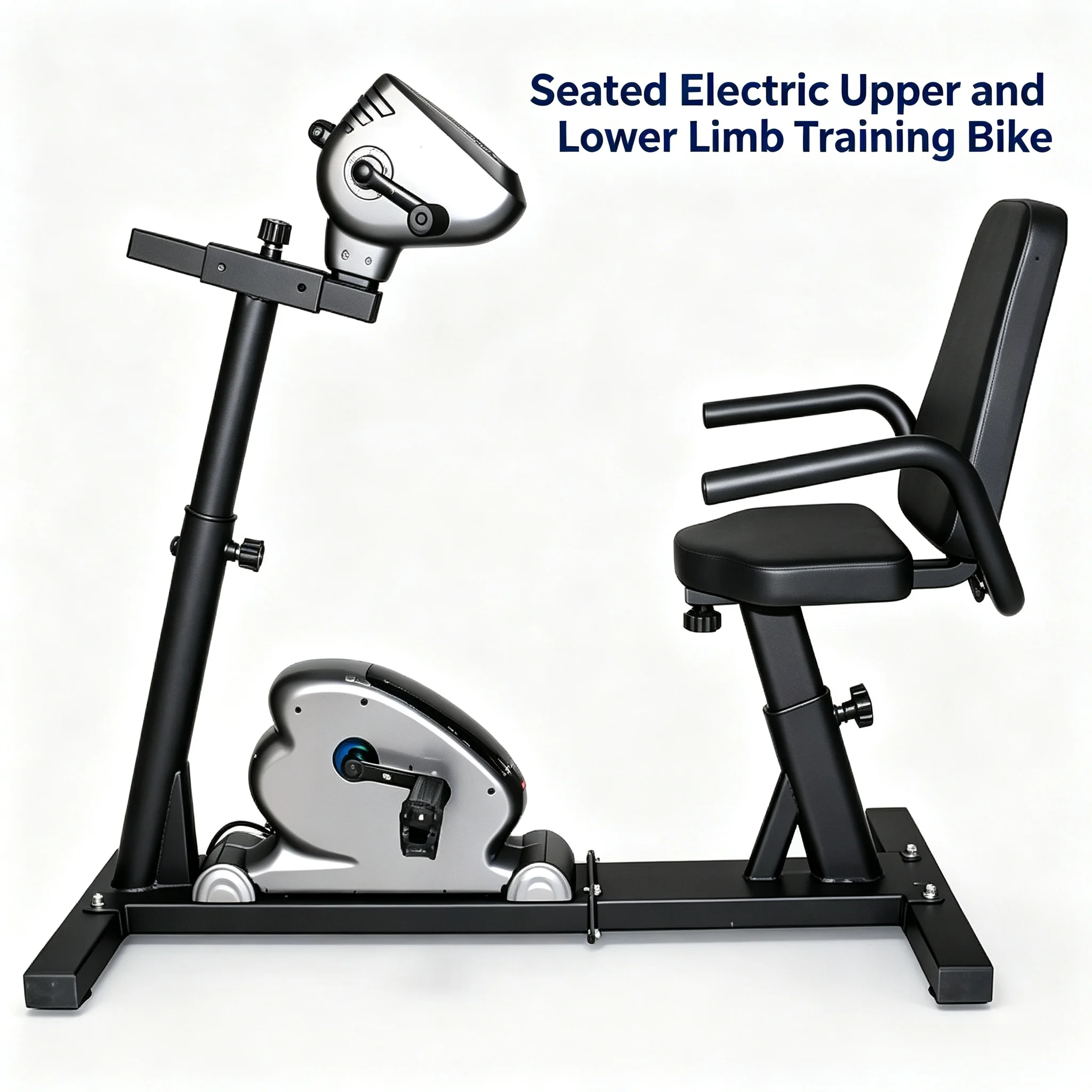 Seated Electric Exercise Bike for Upper/Lower Limb Training with Passive/Active Modes Physical Therapy Recovery