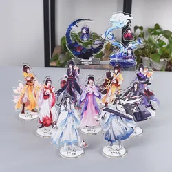 New Cartoon Grandmaster of Demonic Keychain Mo Dao Zu Shi  Wei Wuxian Lan Zhan Transparent PVC Arcylic Stand For Boyfriend Gift