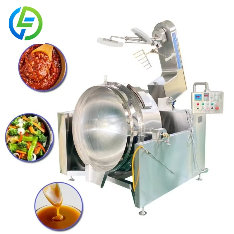 Customize Planetary Stirring Jacketed Steam Kettle Jam Planetary Cooking Jacketed Kettle Mixer