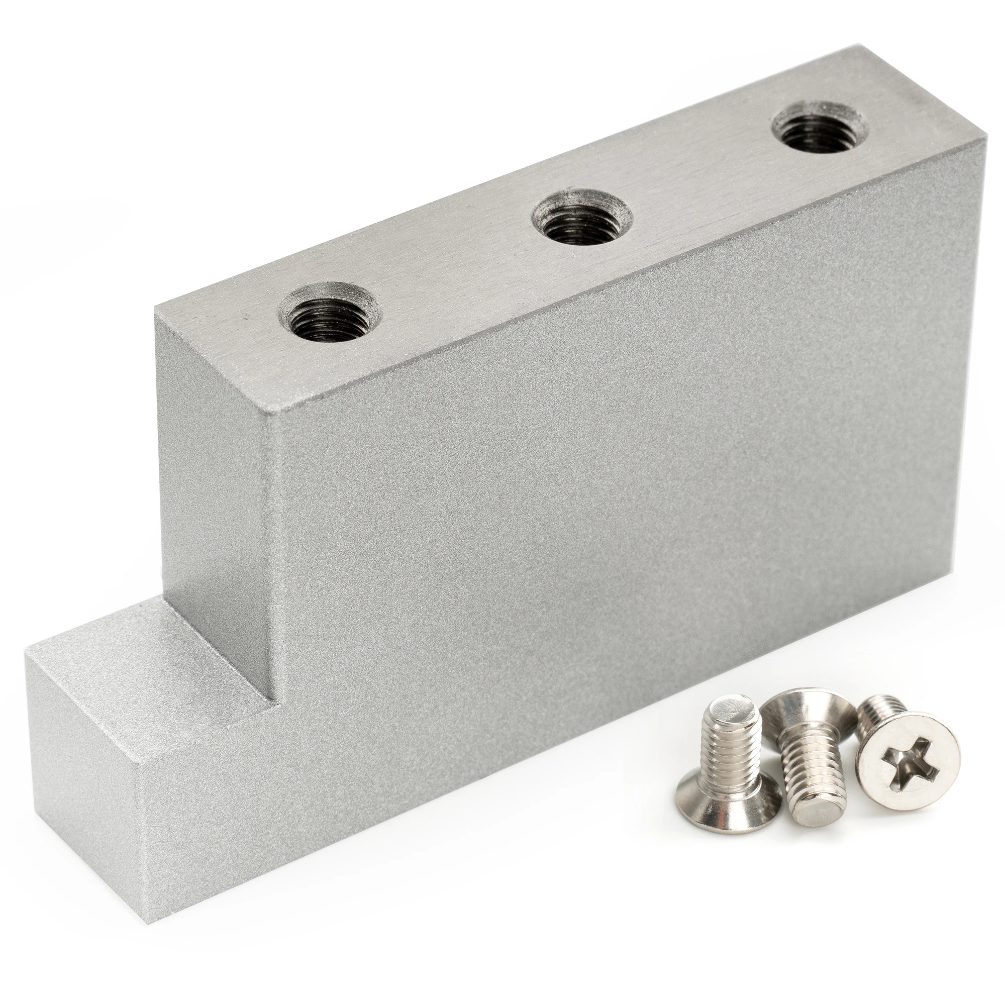 Musiclily Ultra Vollmassiver L-förmiger Tremolo-Block aus Messing/Stahl für E-Gitarren mit Floyd Rose Locking Tremolo-Brücke – Detail 8