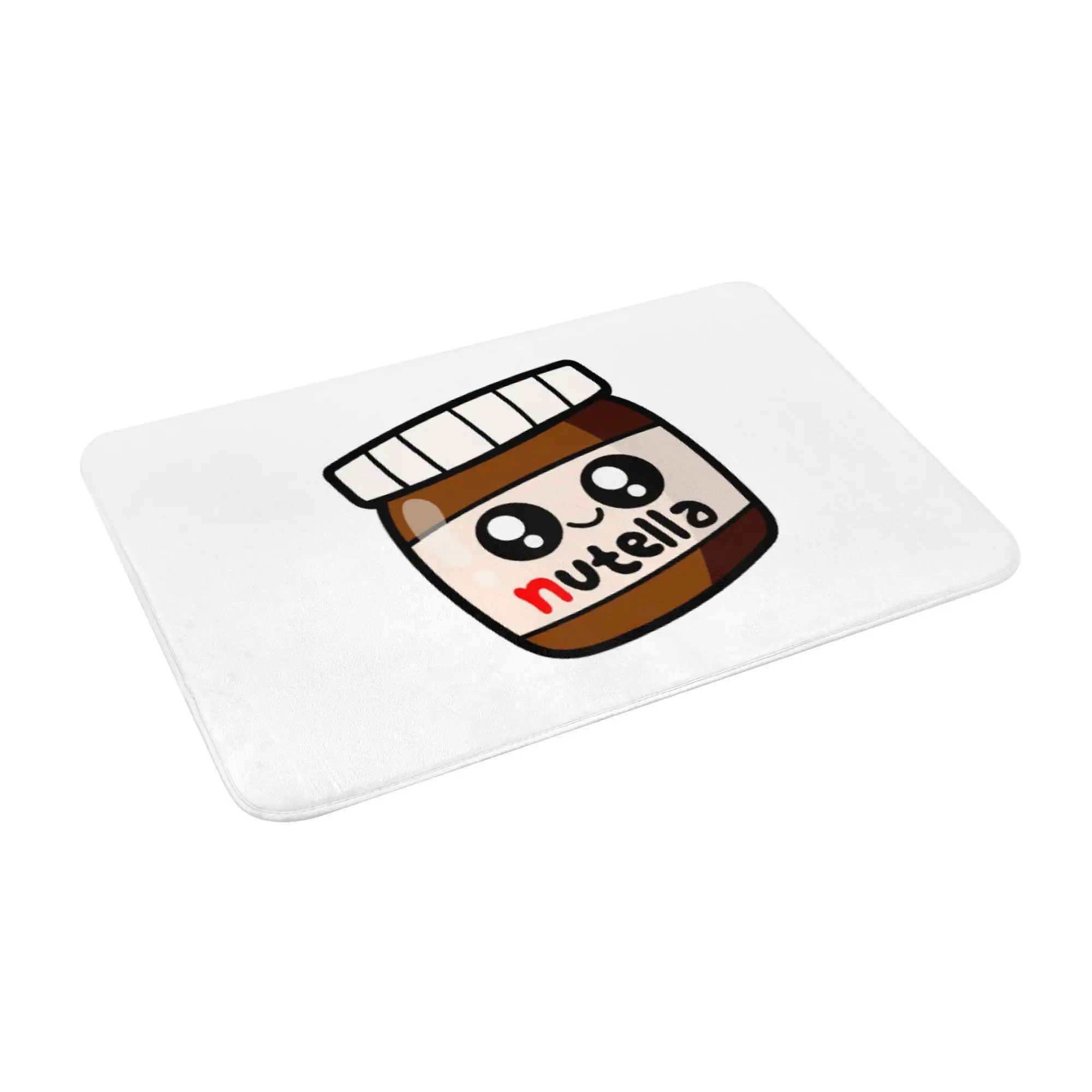 

Cute Kawaii Nutella Pocket Logo Non-slip Doormat Floor Mat Carpet Rug for Kitchen Entrance Home Balcony Footpad Mats