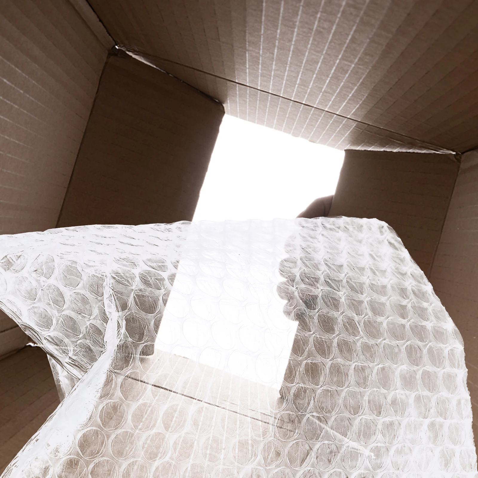 100 Pcs Bubble Bag Pouch for Packing Portable Protective Pe Small Transparent Clear Storage