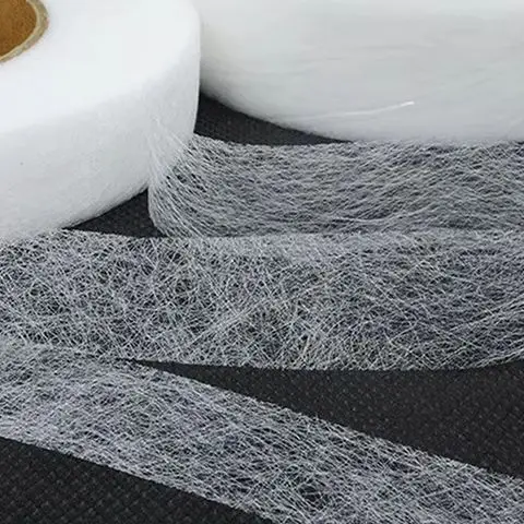 Black White Double-sided Interlining Adhesive Fabric Clothes Iron On Hem Tape Interlining Web DIY Sewing Patchwork Acces