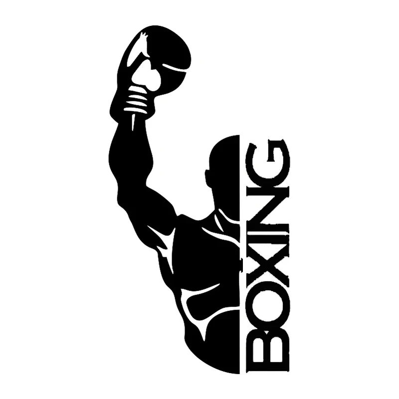 Die-Cut Vinyl Decal Boxing Car Sticker Waterproof Auto Decors on Car Body Bumper Rear Window Laptop Choose Size