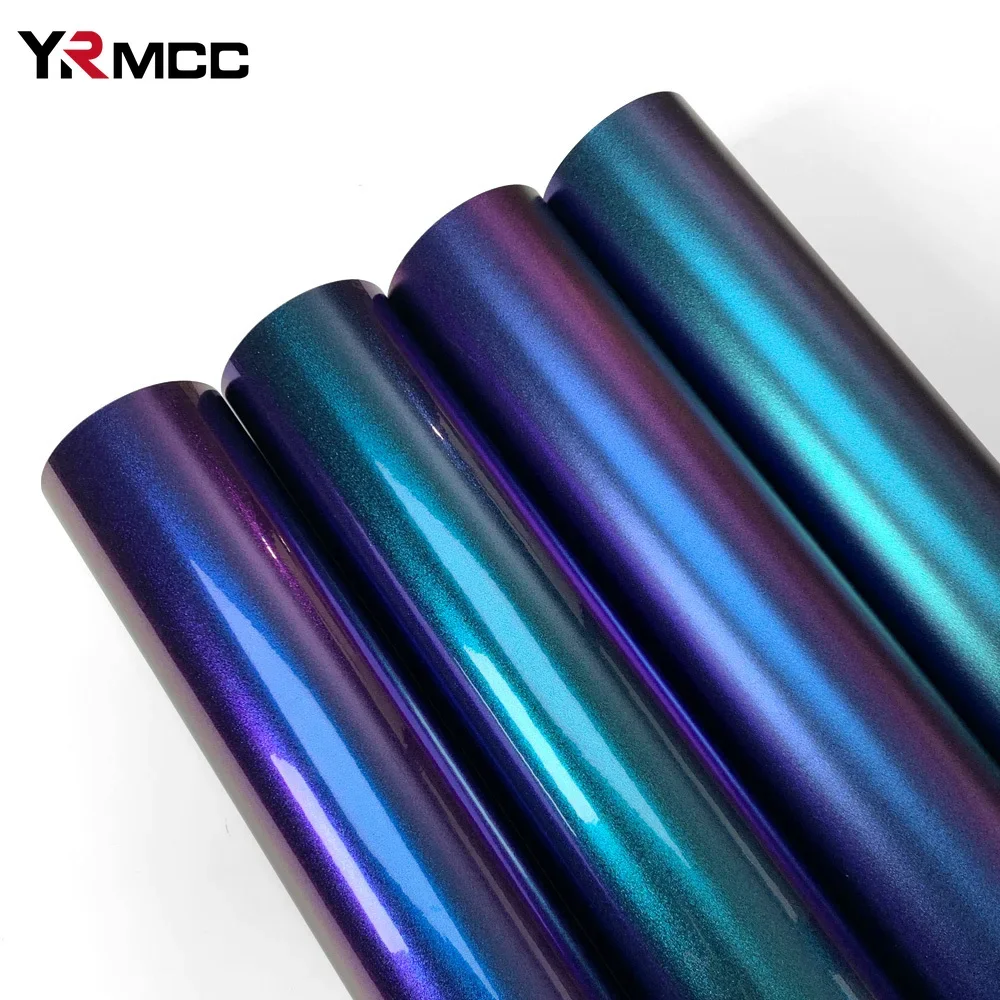 Motorcycle Vinyl Wrap Film Chameleon Blue Purple Tinting Glossy Matte Motorcycle Car Body Tuning Decaration Wrapping Stickers