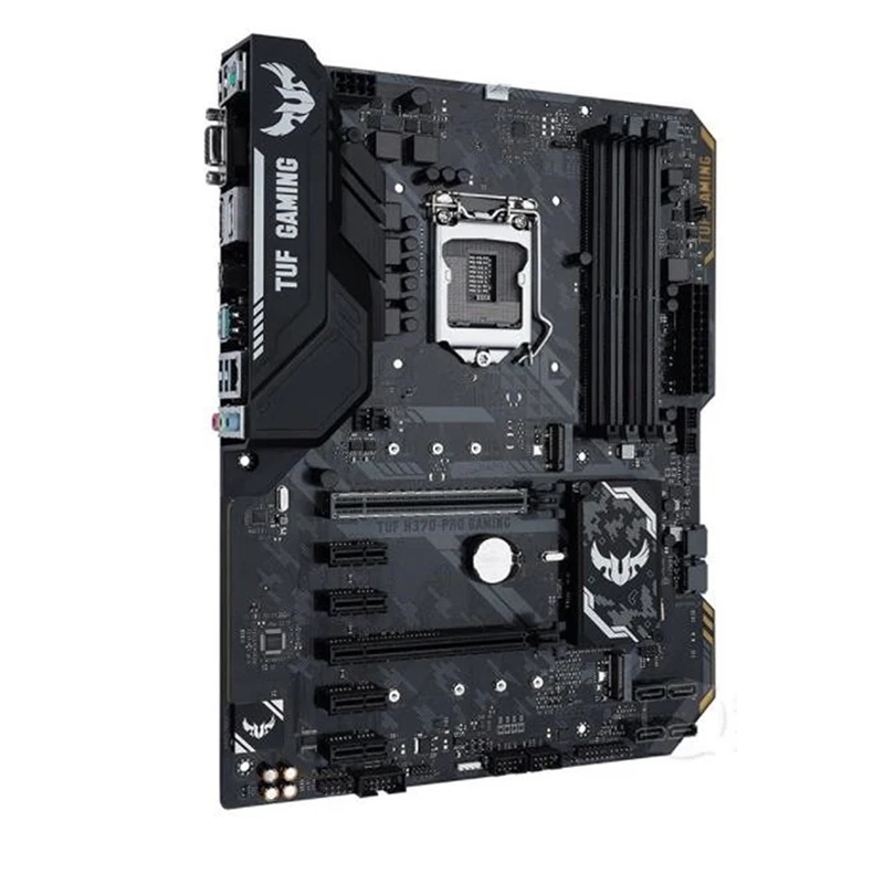 Placas-mãe usadas para TUF H370-PRO Gaming, Desktop Mainboard, LGA 1151, DDR4, 64GB, ATX, Intel H370, M.2, NVME, SATA III, USB 3.0