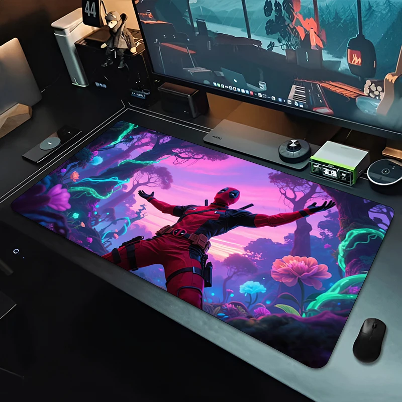 

Large Size Mousepad D-Deadpool Gaming Mouse Pad Custom Home Computer Keyboard Pad Desk Mats Laptop Anti-slip Table Mat Mousepads