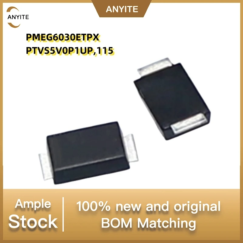 NEW  20PCS/lot  PMEG6030ETPX PMEG6030  PTVS5V0P1UP,115 5V0P1   SOD-128