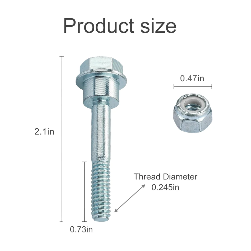 Snow Blower Shear Pins Kit,Fits Poulan 2-Stage Models: 570XP、575XP、576XP,Replacement for 580790401、588077501、588077502