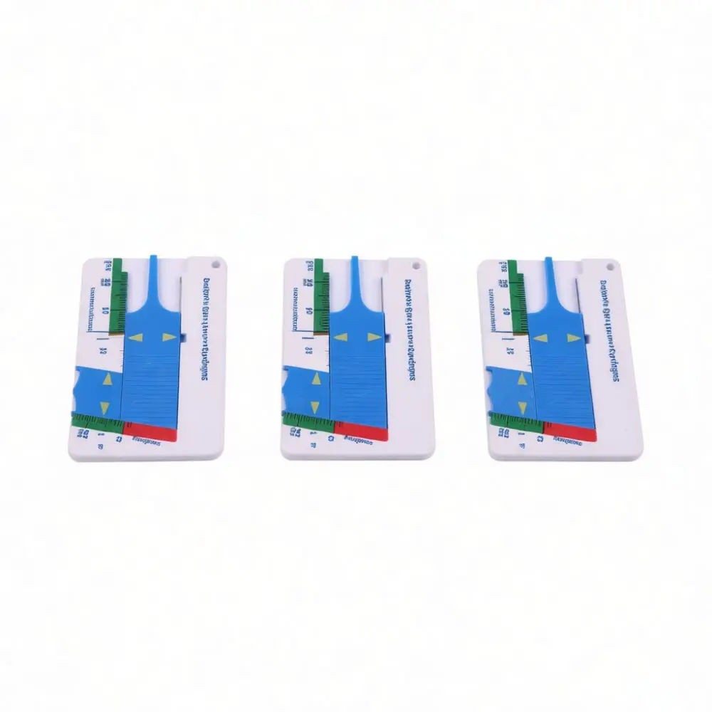 Universal Car Tyre Tread Depth Gauge Measurement Ruler Automotive Pattern Wear Indicator Safety Check Diagnostic Tool