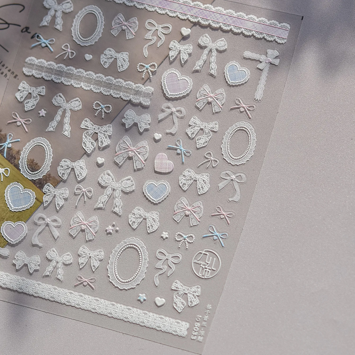 Retro Polka Dot Grid Nail Art Stickers Square Geometric Japanese Style 5D Self Adhesive Colorful Manicure Decoration Decals DIY